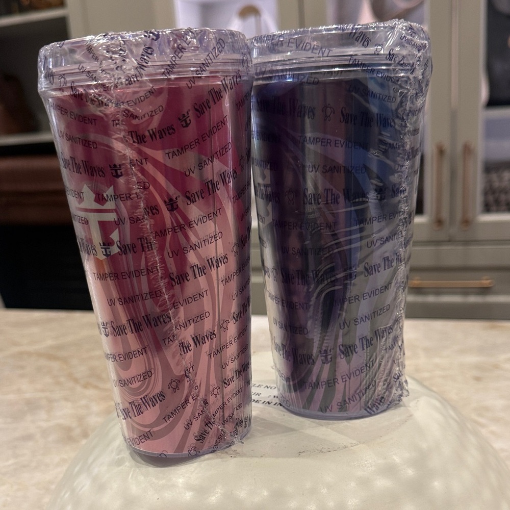 NWT Royal Caribbean Drink Tumblers (Set of 2)